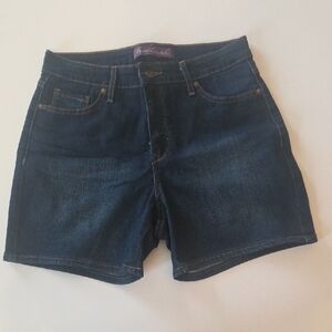 Dark Blue Denim Women's Shorts